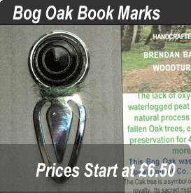 Bog Oak Book Mark