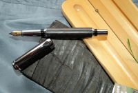 IRISH COLLECTION BOG OAK - Chrome Plated Fountain Pen